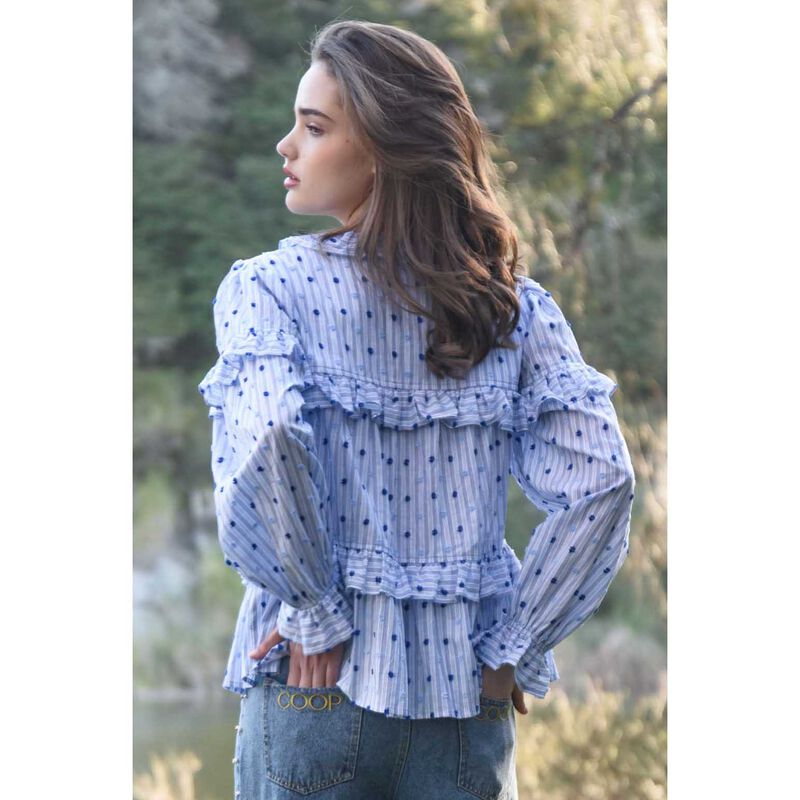 COOP Ruffle Shuffle Blouse image number 3