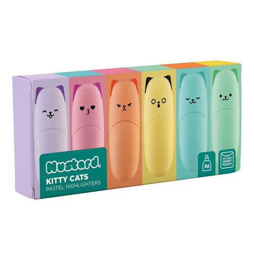 Mustard Kitty Cats Highlighters