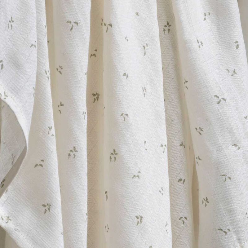 Avery Row Extra Large Organic Muslin - Nettle Scatter image number 2