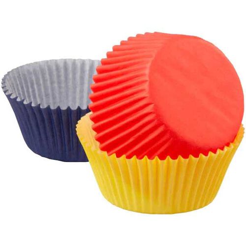 Wilton Std Baking Cups Primary Colours 75 Pack