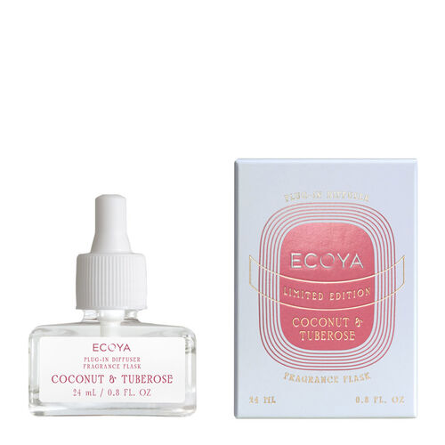 ECOYA Plug-In Diffuser Flask Coconut & Tuberose 24ml
