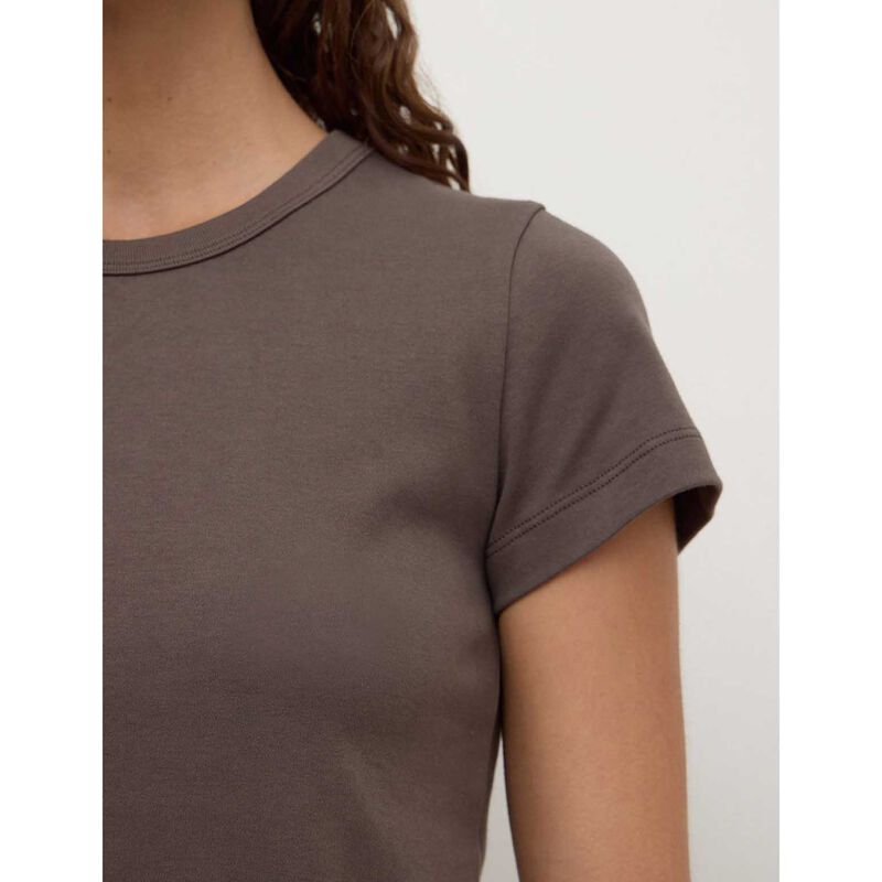Assembly Label Lyla Cap Sleeve Tee Bark image number 2