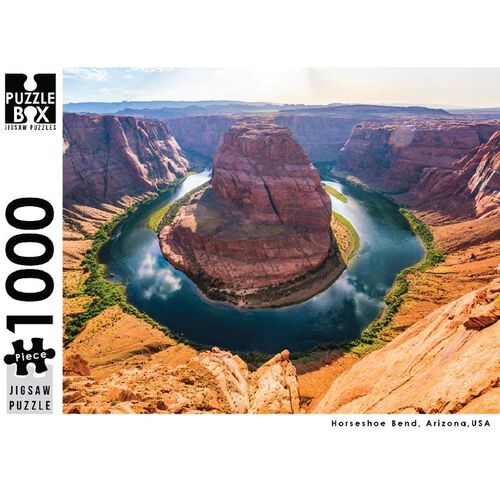 Puzzle Box Horseshoe Bend, Arizona 1000 Piece Puzzle