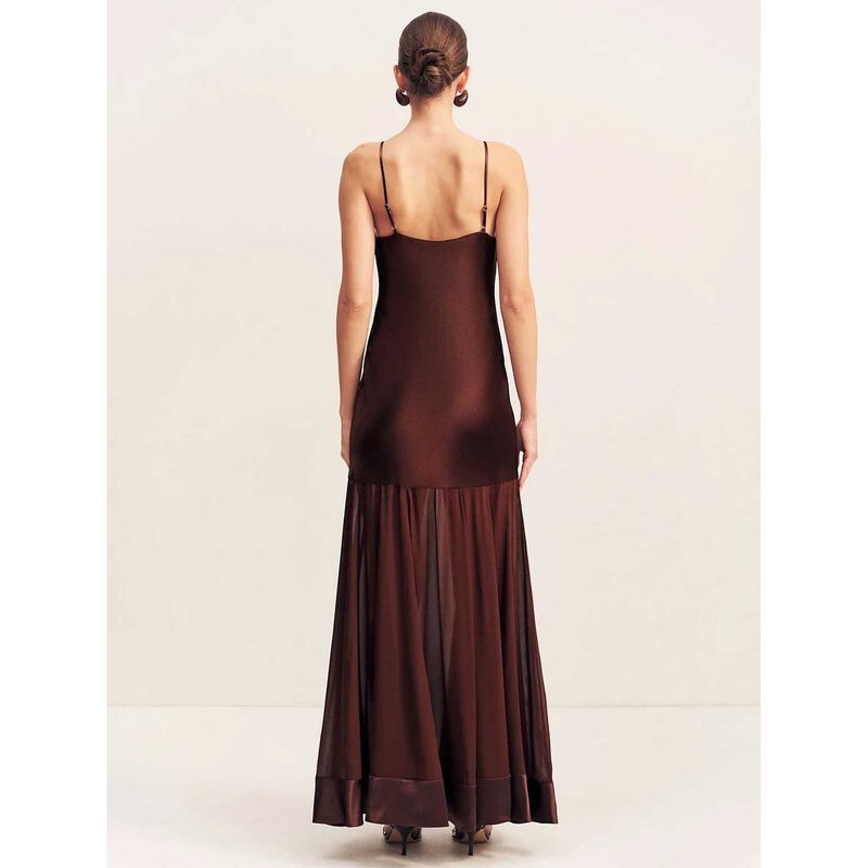 Shona Joy Moraya Plunged Maxi Dress image number 1