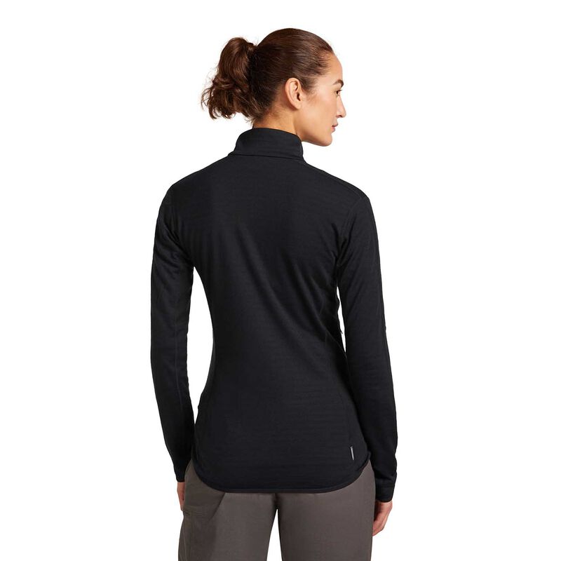 Icebreaker W Merino Blend 300 RealFleece Descender LS Zip image number 1