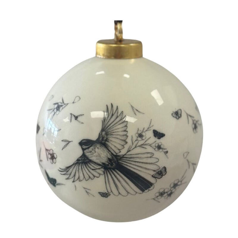 Katy Hayward Christmas Decoration - Come Fly With Me - Piwaiwaka/Fantail image number 1