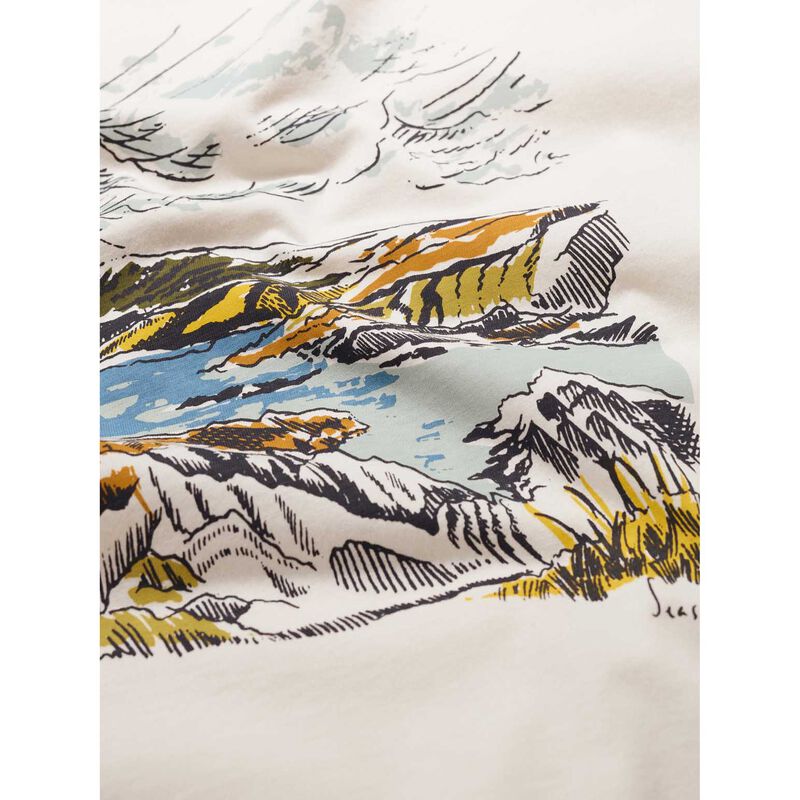Seasalt Cornwall Midwatch T-Shirt Broughton Bay Chalk image number 3