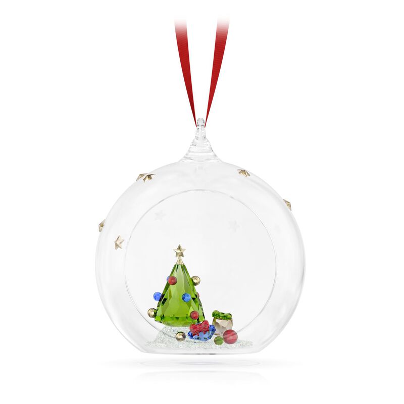Swarovski Holiday Cheers - Tree and Gifts Ball Ornament image number 0