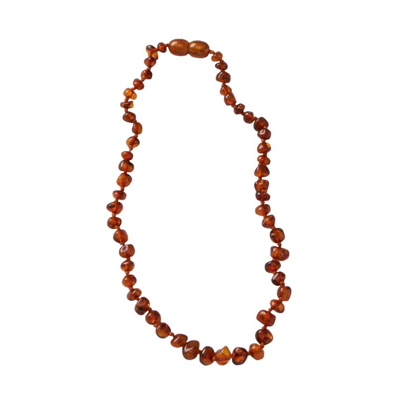 Nature Baby Amber Teething Necklaces Cognac image number 0
