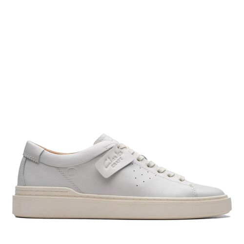 Clarks Men's Craft Swift White Leather