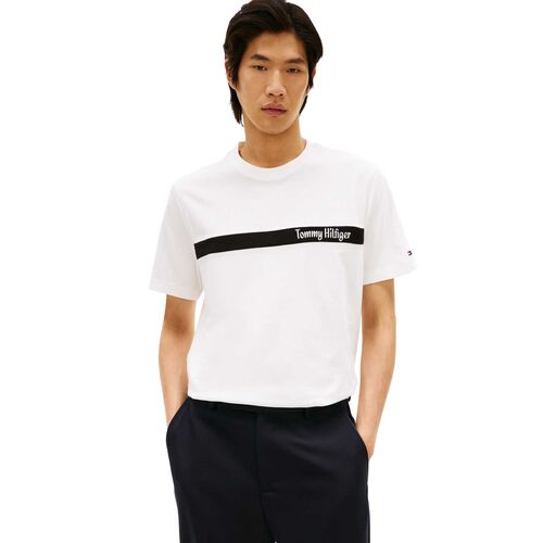 Tommy Hilfiger Loopback Stripe Graphic Tee