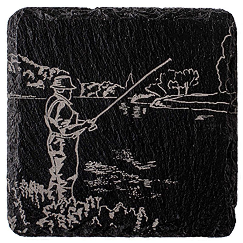 Selbrae House Single Coaster - Fishing image number 0