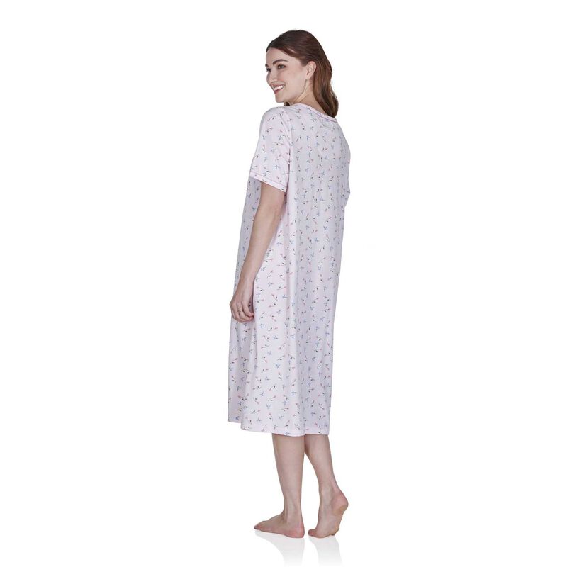 La Marquise Flower Leaf Jersey Short Sleeve Nightdress image number 1