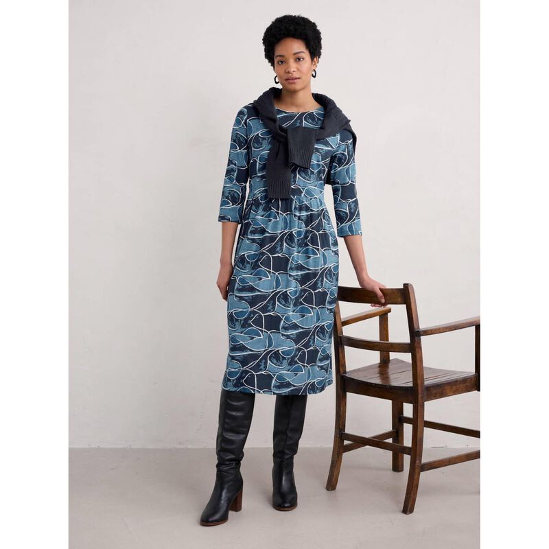 Seasalt Cornwall Sea Strewn Dress Coves Abstract Galley image number 3