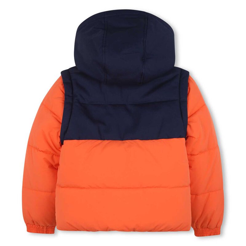 Timberland Two-Tone Convertible Puffer Jacket 4Y-6Y image number 2