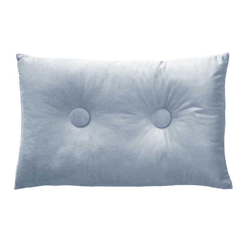 Laura Ashley Alma Velvet Lumbar Cushion Seaspray image number 0