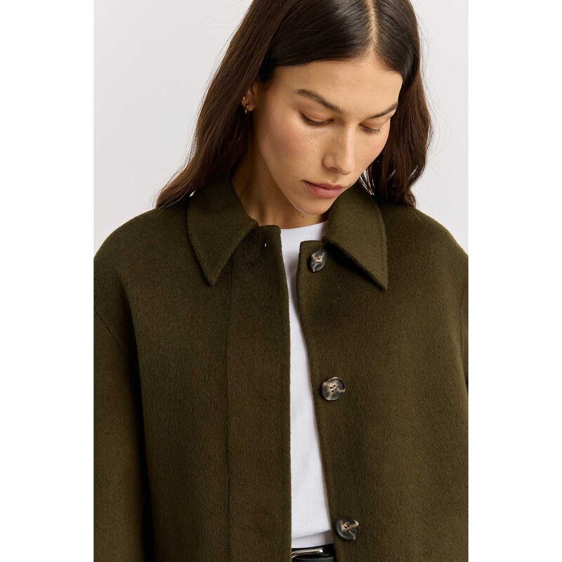 Toorallie Button Front Double Faced Wool Jacket image number 2