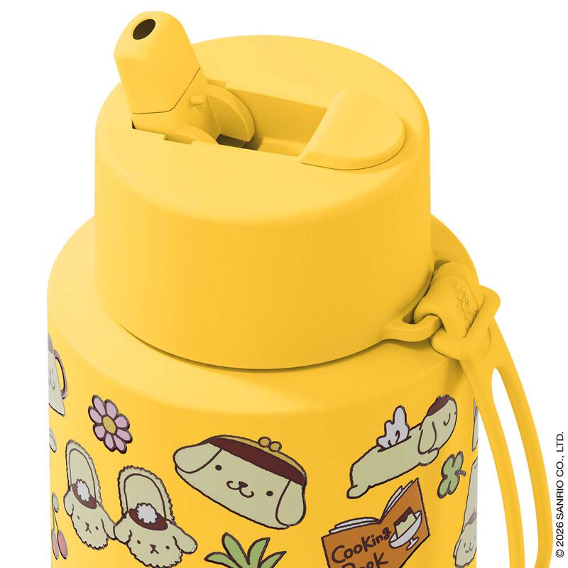 frank green 34oz Reusable Bottle Pompompurin w Flip Straw Lid image number 2