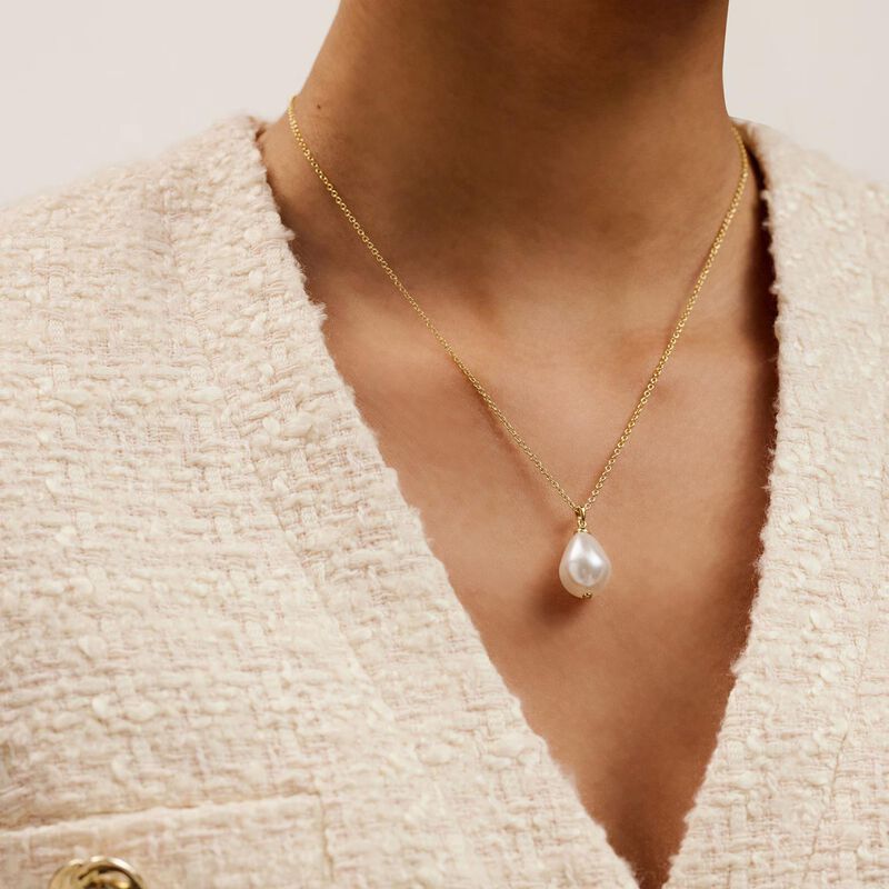 Ted Baker Parmlia Pearly Chain Pendant Necklace image number 2