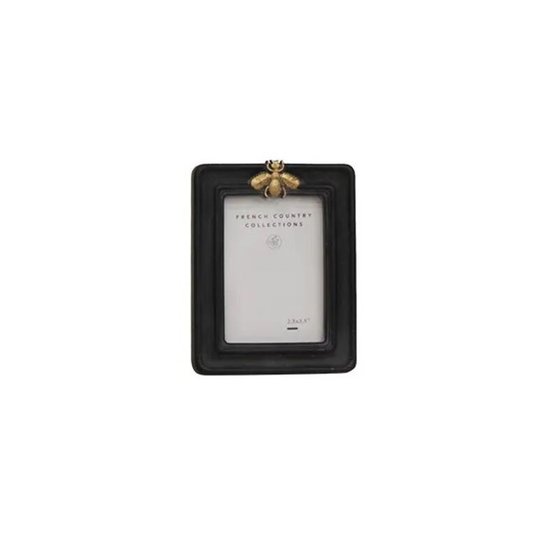 French Country Bee Black Photo Frame 2.5x3.5" image number 0