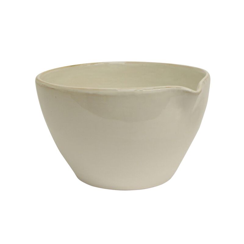 French Country Franco Rustic White Mixing Bowl image number 0