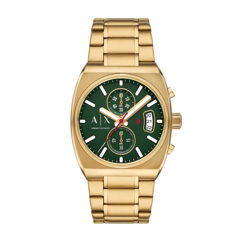 Armani Exchange Chronograph Gold-Tone Stainless Steel Watch AX2822 image number 0