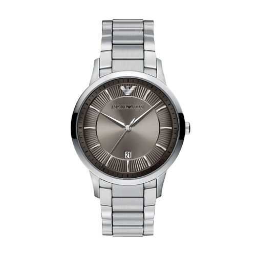 Emporio Armani Archetipo Three-Hand Date Stainless Steel Watch