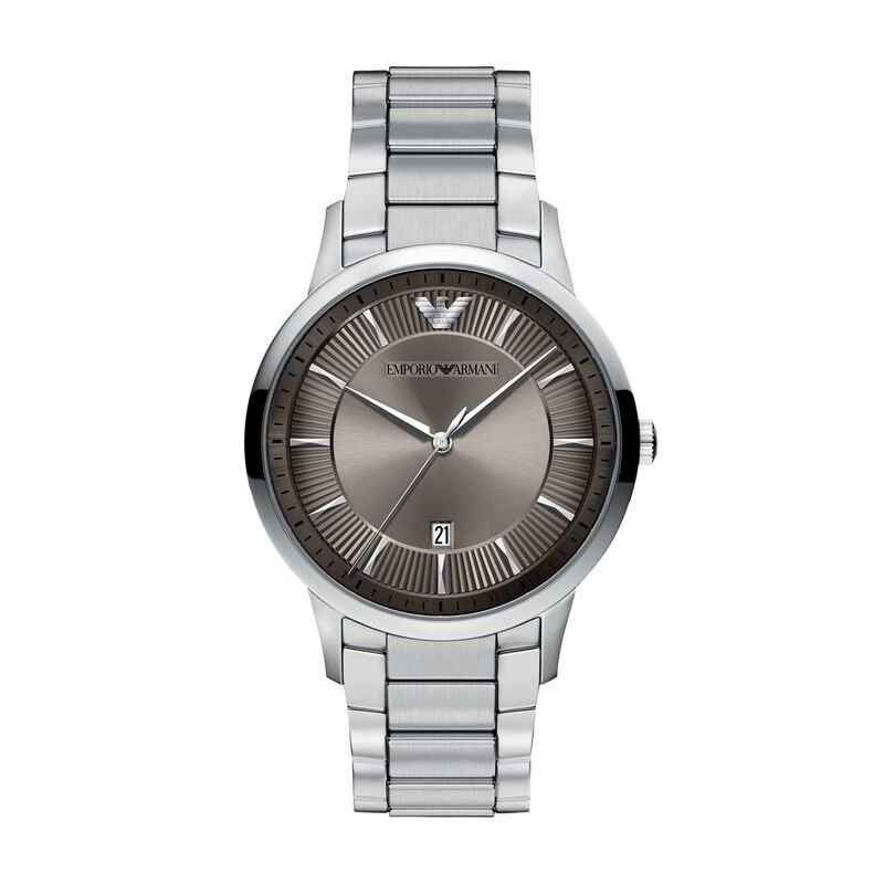 Emporio Armani Archetipo Three-Hand Date Stainless Steel Watch image number 0