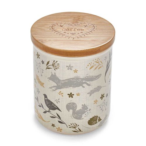 Cooksmart Woodland Ceramic Coffee Canister