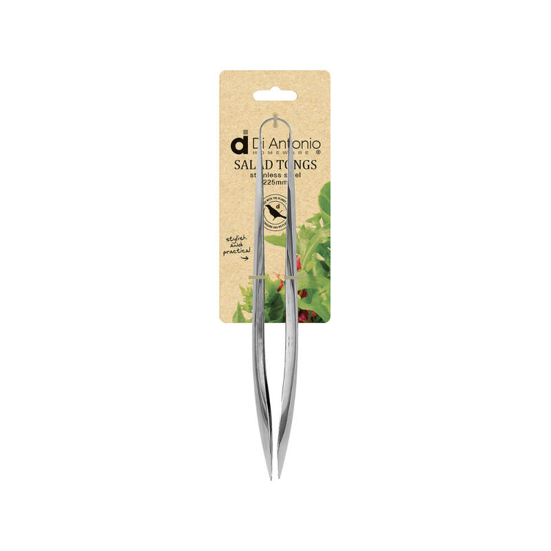 Di Antonio Salad Tongs Polished Stainless Steel 245mm image number 1