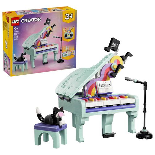 LEGO Creator 3-in-1 Music Decor Piano with Cat