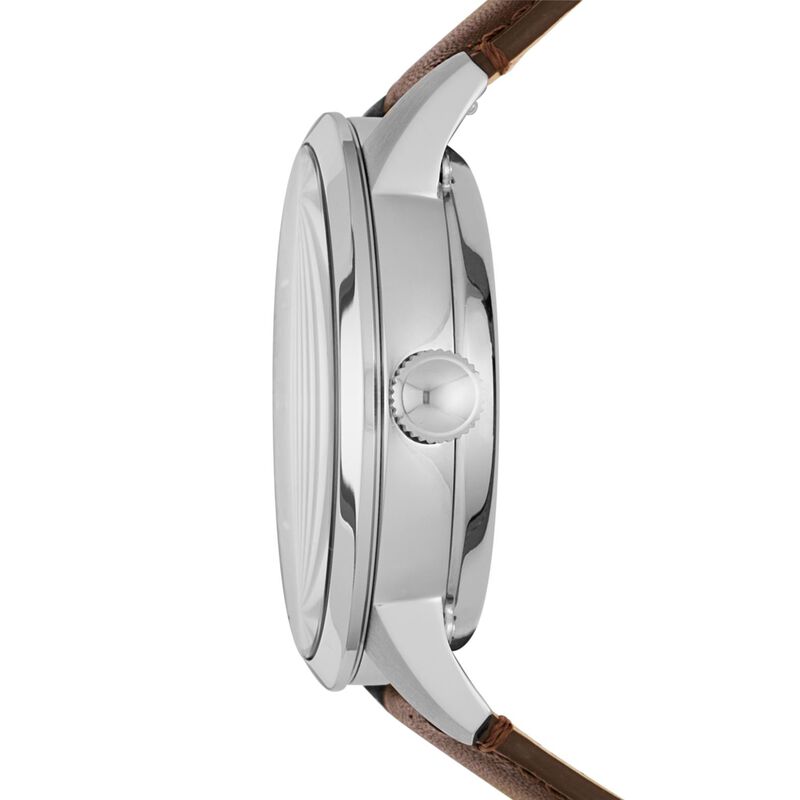 Fossil Townsman Dark Brown Analogue Watch ME3110 image number 2