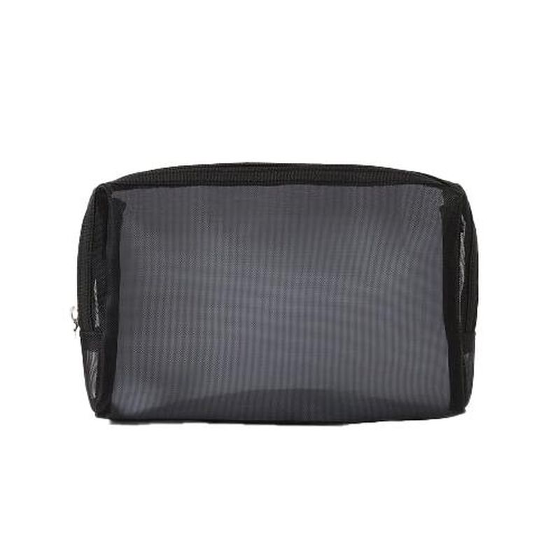 Citt&agrave; Mesh Wash Bag Black S 20x4x12cmh image number 0