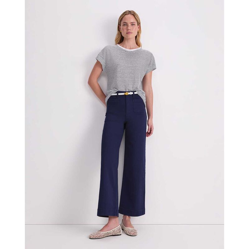 Sportscraft Tonia Crew Neck Linen Tee image number 3