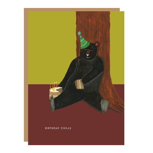 Vevoke Card Birthday Chills Bear