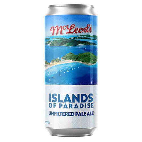 McLeod's Islands Of Paradise Unfiltered Pale Ale 5.2% 440ml