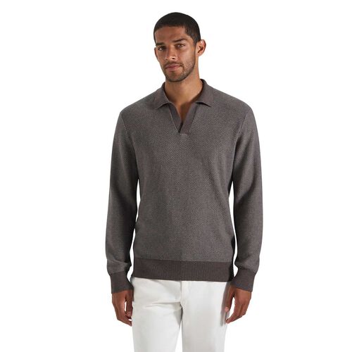 M.J. Bale Cope Long Sleeve Polo