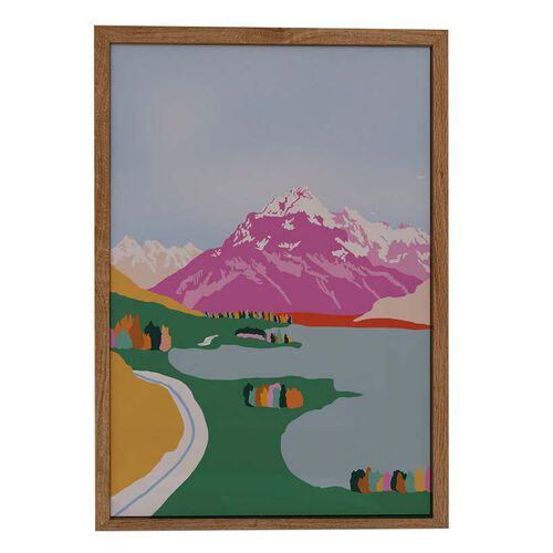 West Moor Design Mount Cook (A4 Unframed Print)
