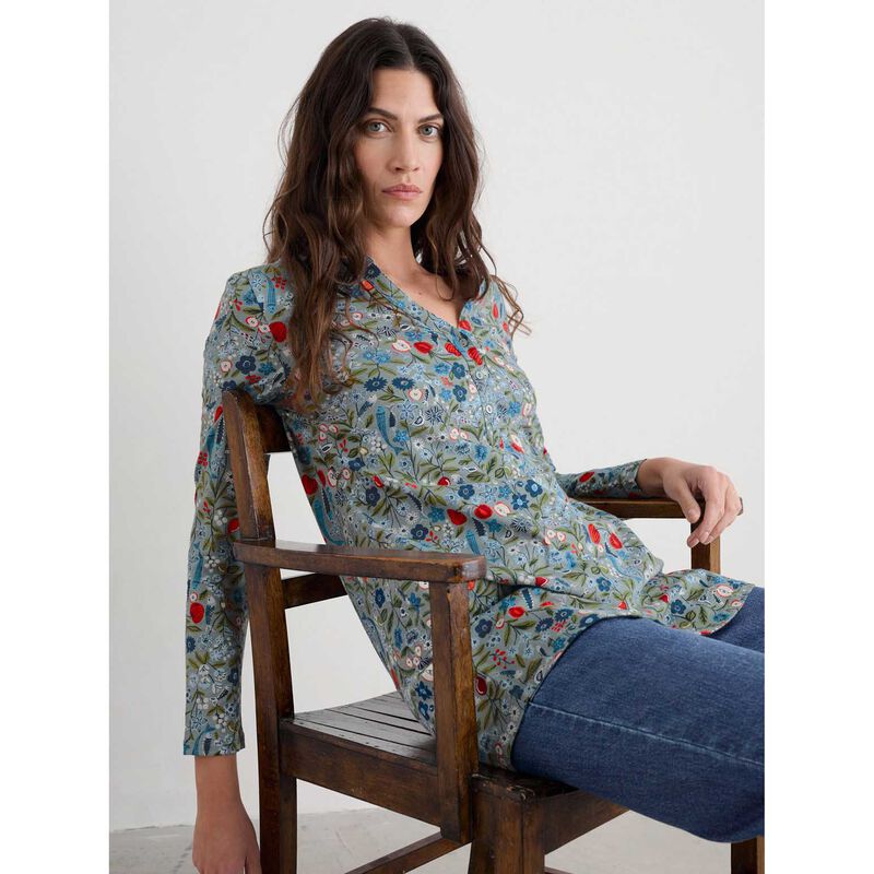 Seasalt Cornwall Moon Window Tunic Still Life Sea Holly image number 1