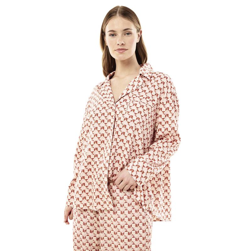 Papinelle Karen Walker Monogram Tiles Relaxed Full Length PJ image number 0