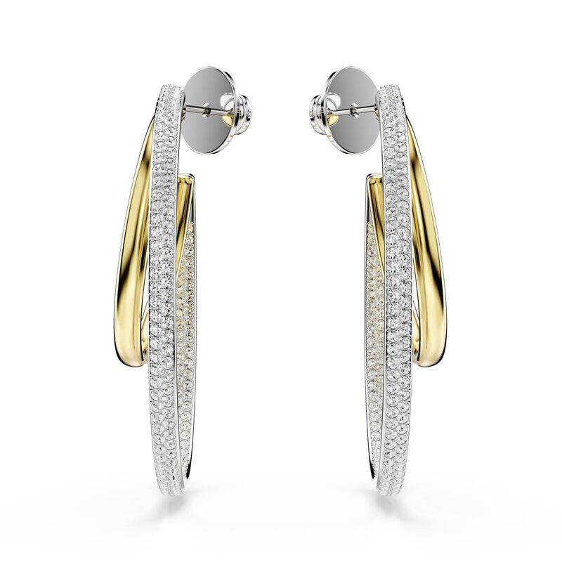 Swarovski Hyperbola Hoop Earrings image number 1