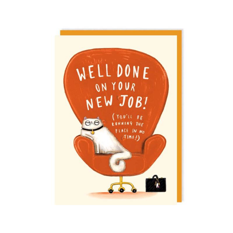 Clare Reilly Office Chair Cat Card image number 0