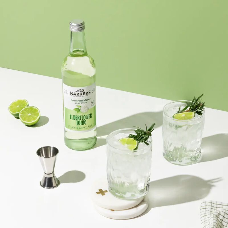 Barker's Elderflower Tonic Syrup 500ml image number 1