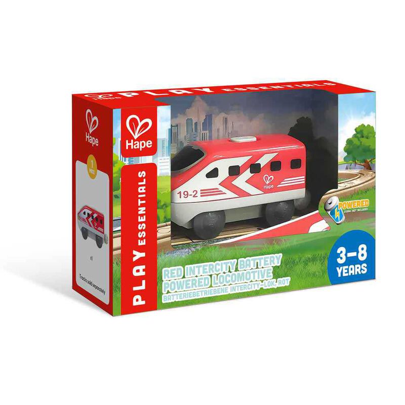 Hape Battery Powered Intercity Loco - Red image number 2
