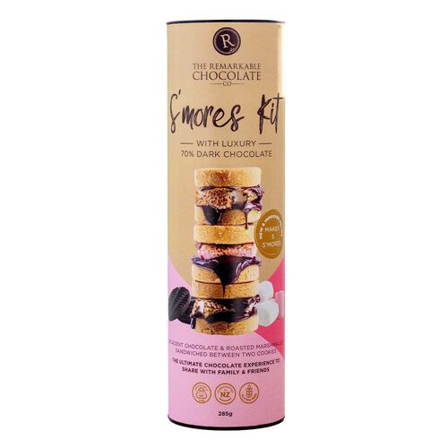 The Remarkable Chocolate Co S'mores Kit Dark Chocolate