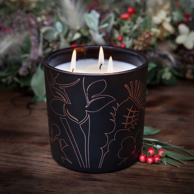 Noble Isle Fireside Glow 3-Wick Candle image number 2