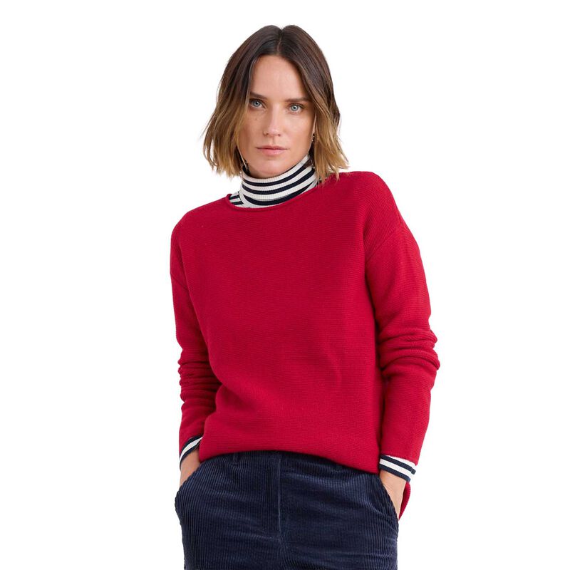 Seasalt Cornwall Fruity Jumper II Carmine image number 0