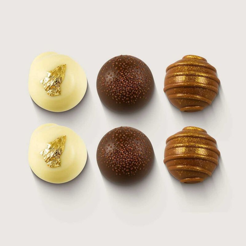 Chocolate Brown Happy Hour Boxed Chocolates 6-Piece image number 2