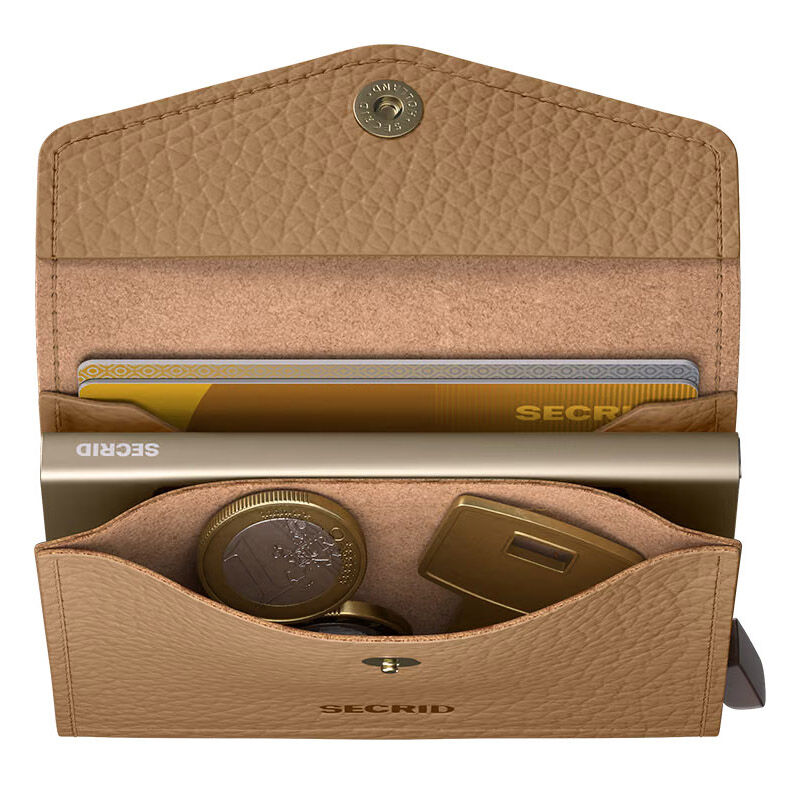 Secrid Envelope Wallet Pebble Cappuccino image number 3