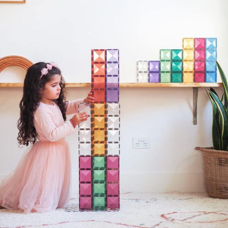 Connetix Tiles Pastel Rectangle Pack 24 pc image number 3